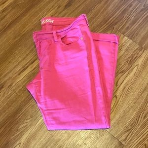 Pink Old Navy Rockstar Jeans Size 12